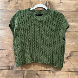 Olivaceous Sage Knit Top